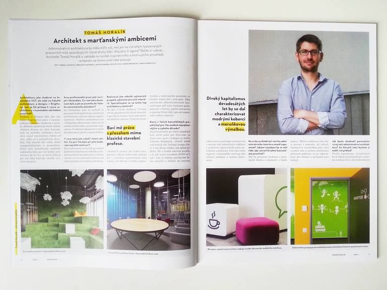 – Rozhovor do časopisu ASB | Horalík Atelier