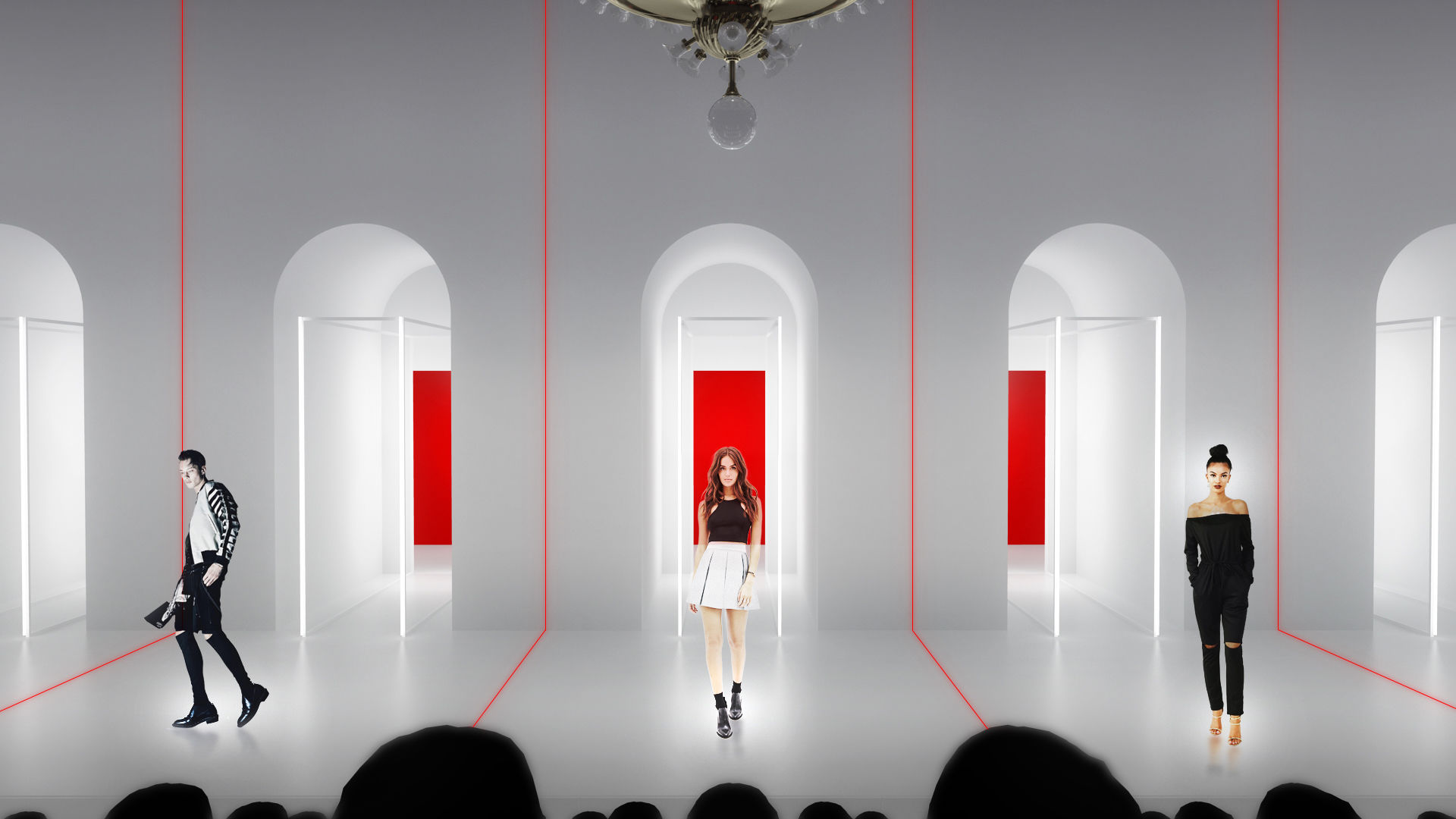 Great hall fashion show stage